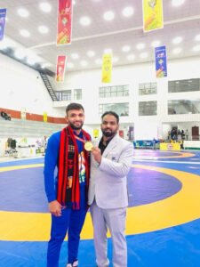 Wrestler from Madhya Pradesh won gold